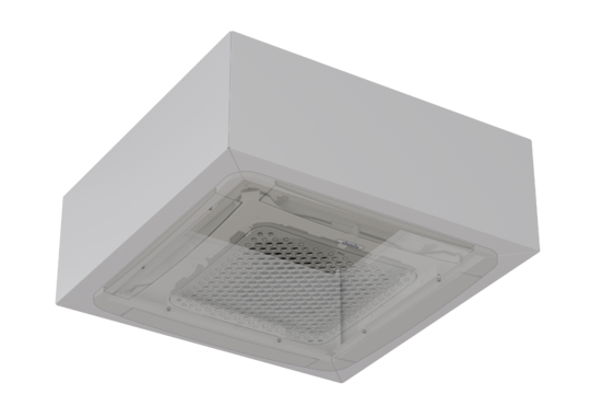 Under-ceiling frame/enclosure