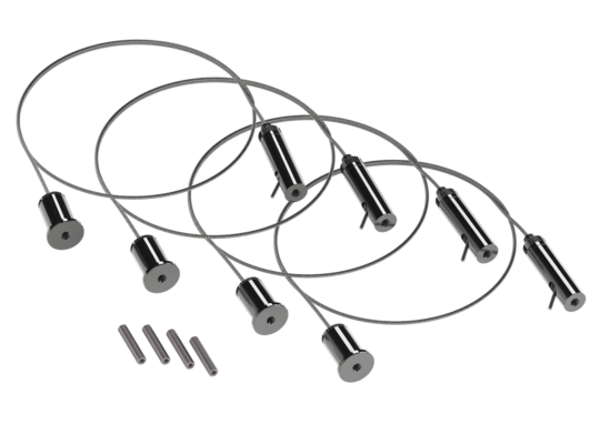 Wire cable suspension kit