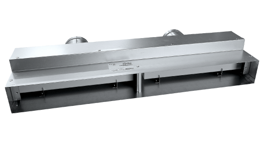 Plenum box with construction depth 200mm