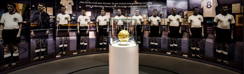 Photos of the Heroes of Bern in the German Football Museum